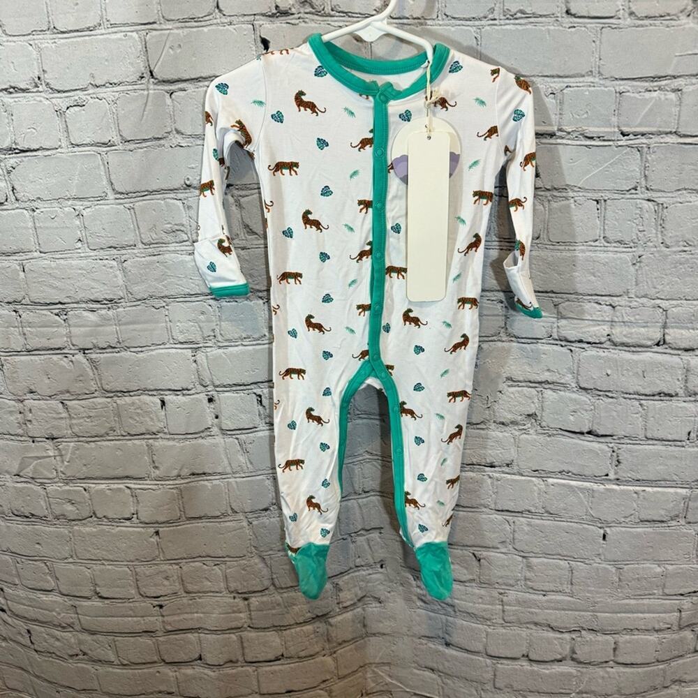 Bubble Baby Bengal Tiger Bamboo Snap Footie